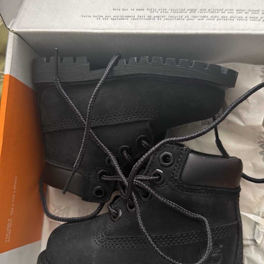 Timberland Toddler Black Boots